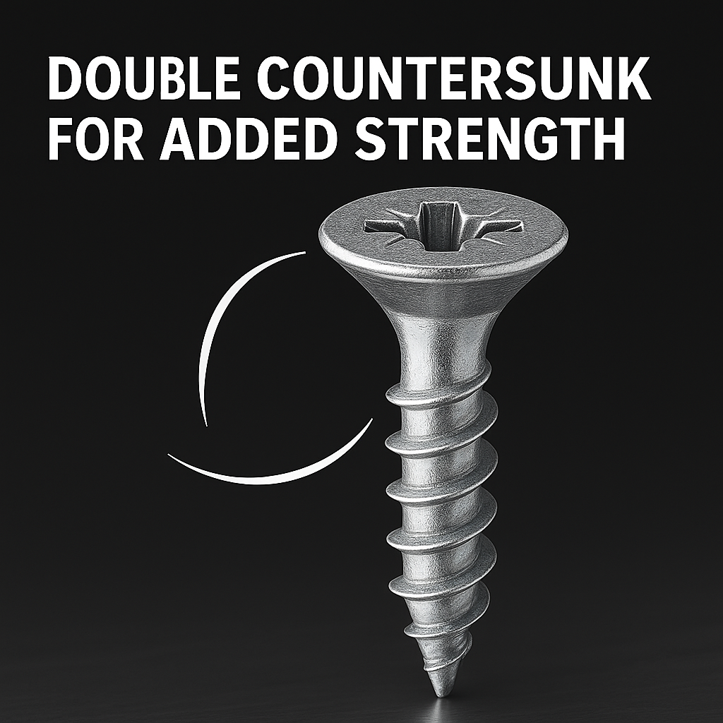 100pcs Silver Zinc Screw Assortment Set | Mixed Size Screws for DIY, Furniture & Home Projects