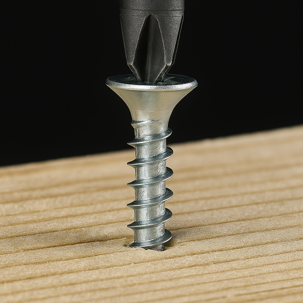 100pcs Silver Zinc Screw Assortment Set | Mixed Size Screws for DIY, Furniture & Home Projects